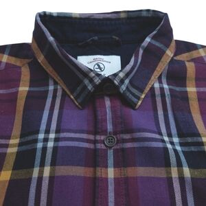 AIGLE Cotton Button Down Checkered Plaid Shirt Long Sleeves Multicolor Size M